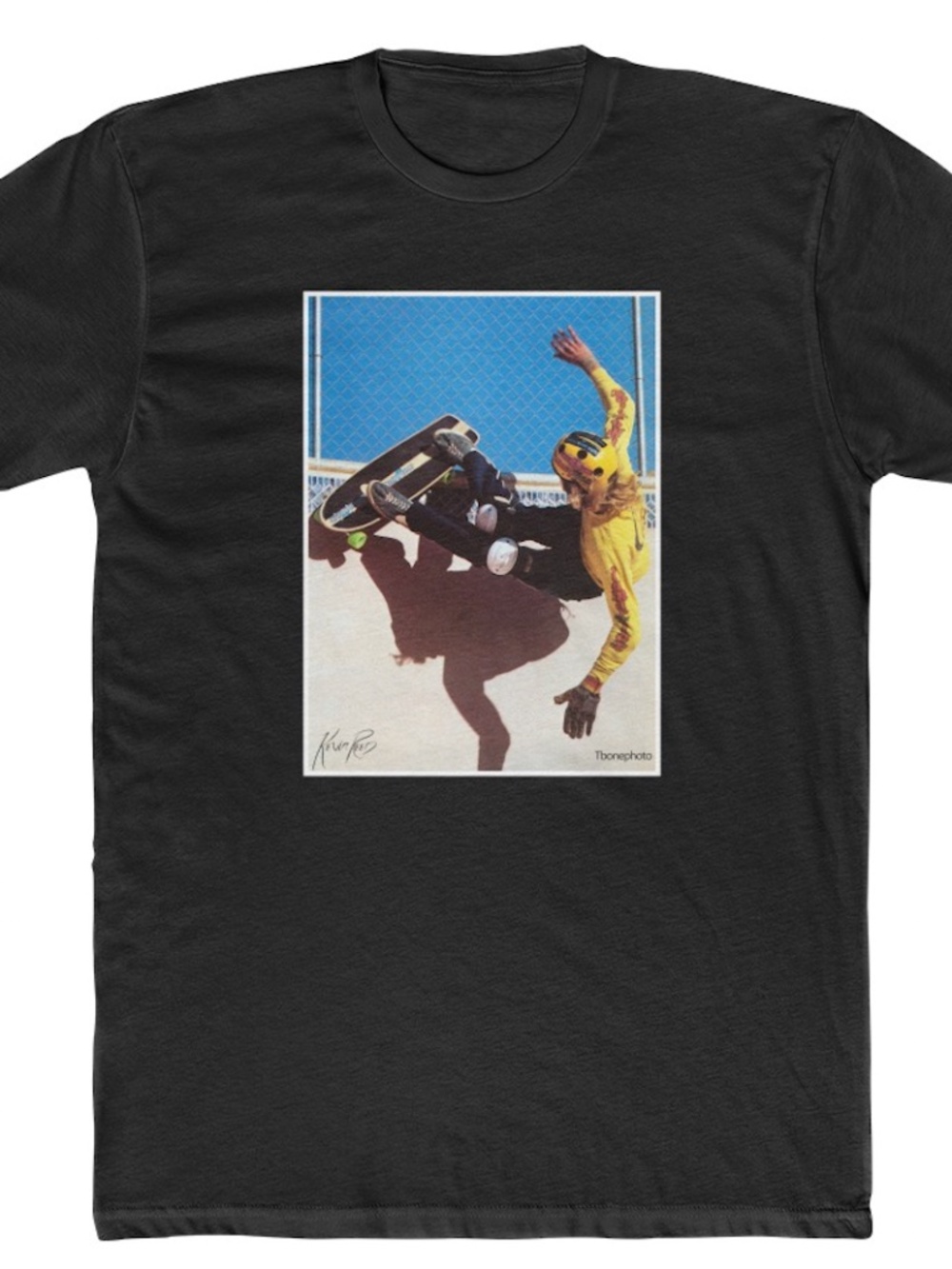 Retro 70s Kevin "Mr.Radical" Reed Skateboard T-shirt  (Santa Cruz Skateboard tee